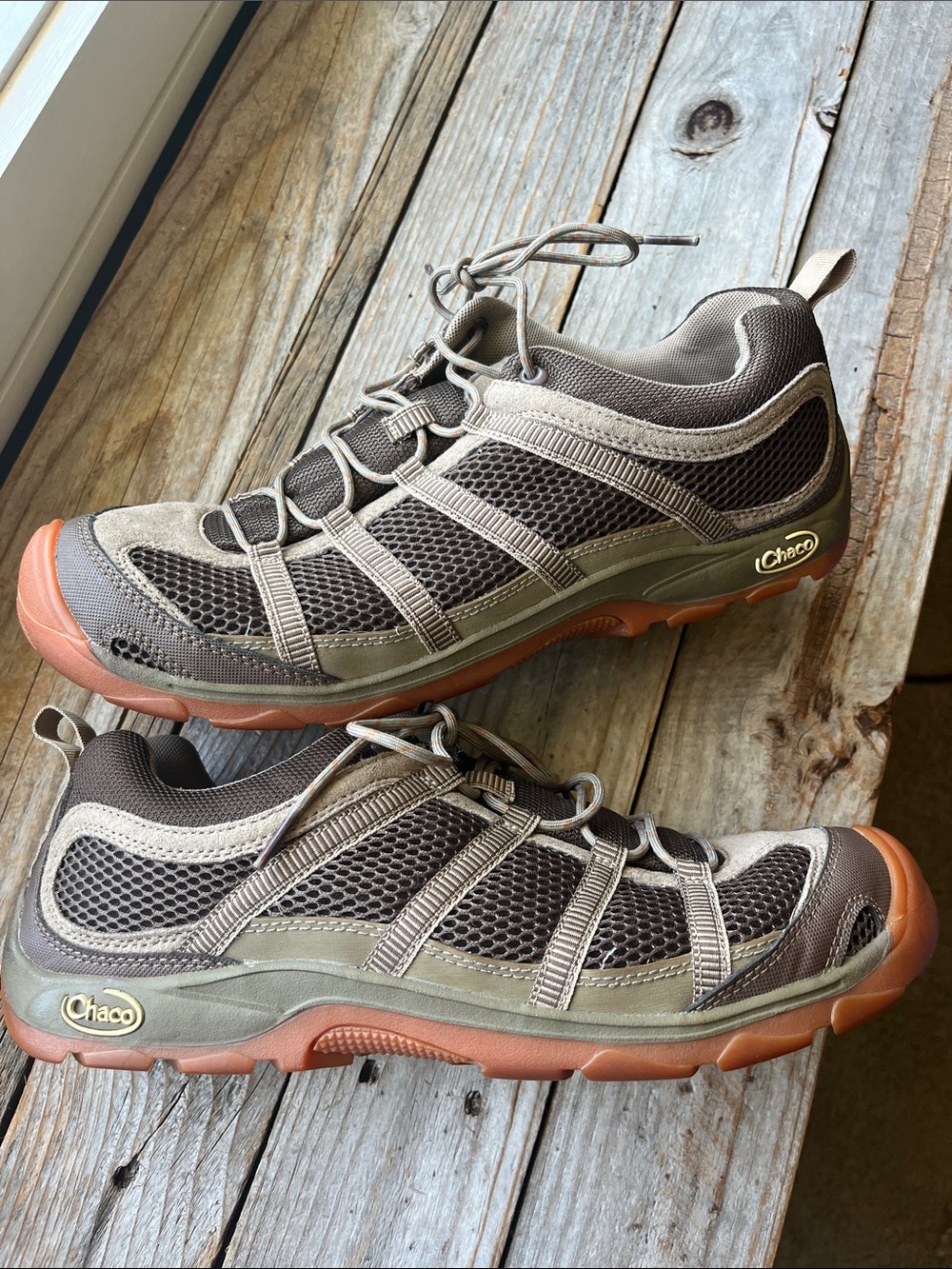 Chaco Men's Sneakers in Brown, Olive & Tan